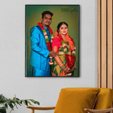 Oil Painting | Photo Portrait | Couple Oil Painting | Gift For Her | Anniversary Gifts | Wedding Gift | Unique Gifts For wife | Best Gift for Husband | Digital Oil Painting - BBD GIFTS